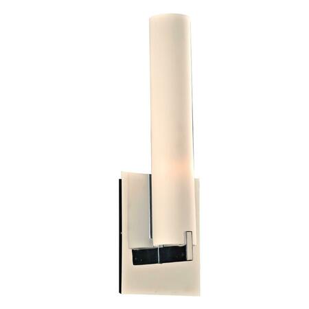 PLC 14.5 X 5 In. 10W Polipo 1 Light Polished Chrome Ada Wall Sconce Wall Light In Incandescent 932PCLED